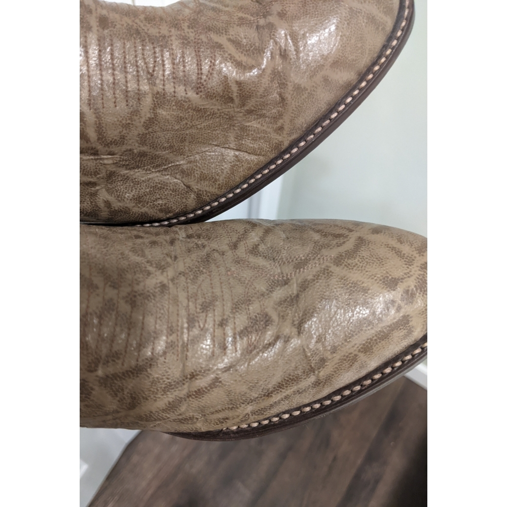 Tony Lama Exotic Elephant Western Cowboy Boots 8.5 - Picture 12 of 13